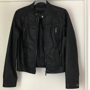 NWOT Faux Leather Moto Jacket